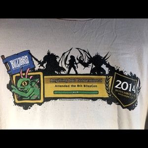 2014 Blizzcon Warcraft Murloc achievement T-shirt